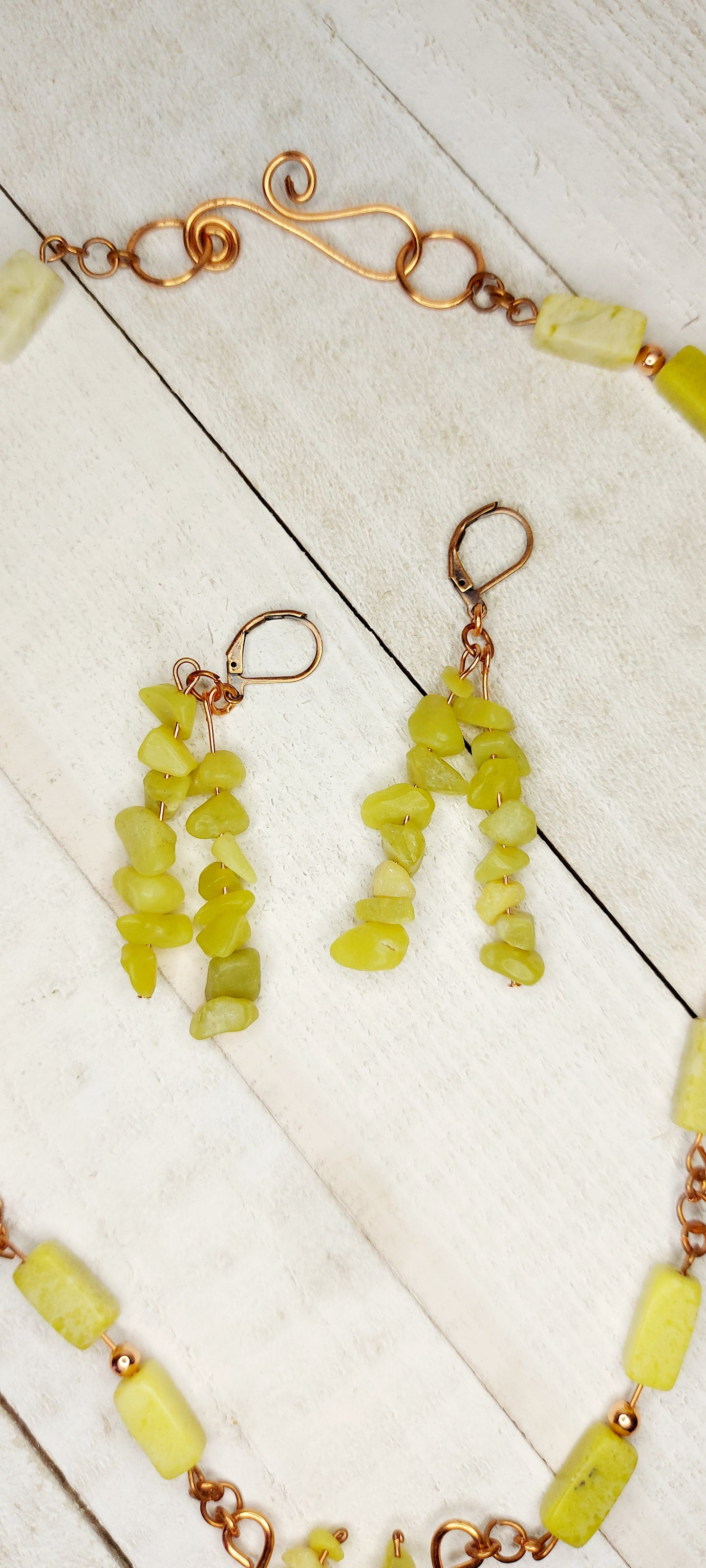 New Jade Tree of Life Necklace Set