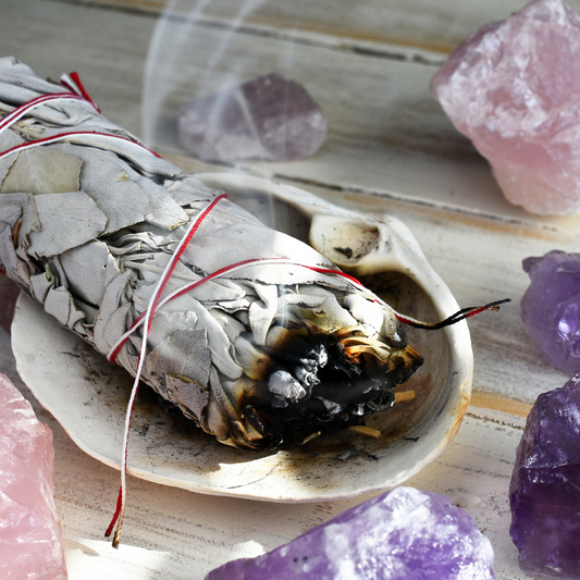 California White Sage Smudge Sticks 4"