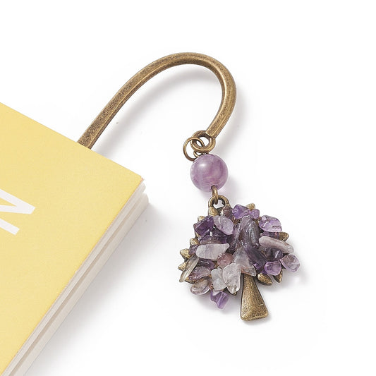 Tree of Life Bookmark/Hairpin with Semi Precious Gemstones