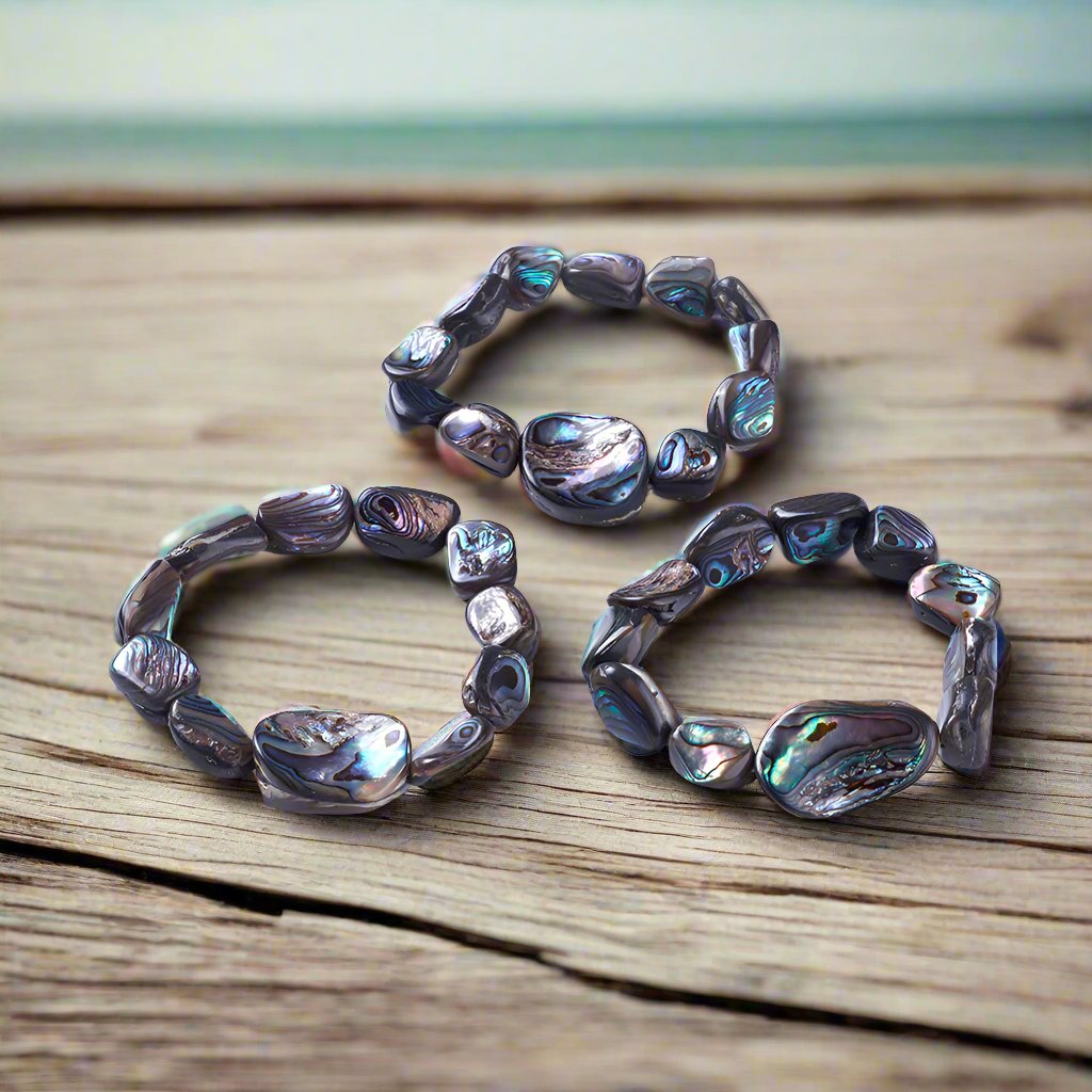 Abalone Shell Stretch Bracelet
