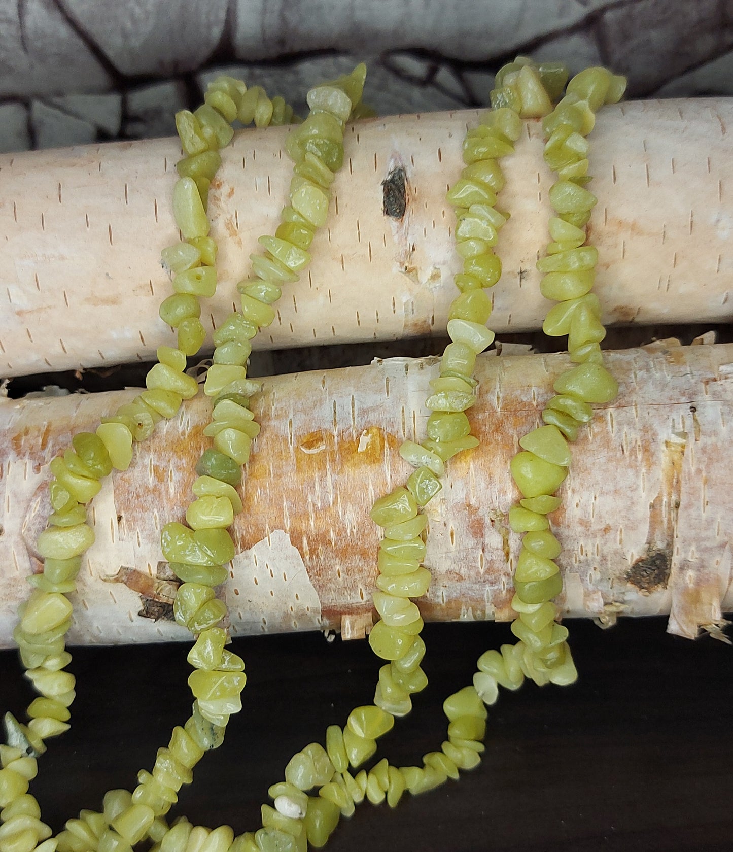 Beads - 'Olive' New Jade