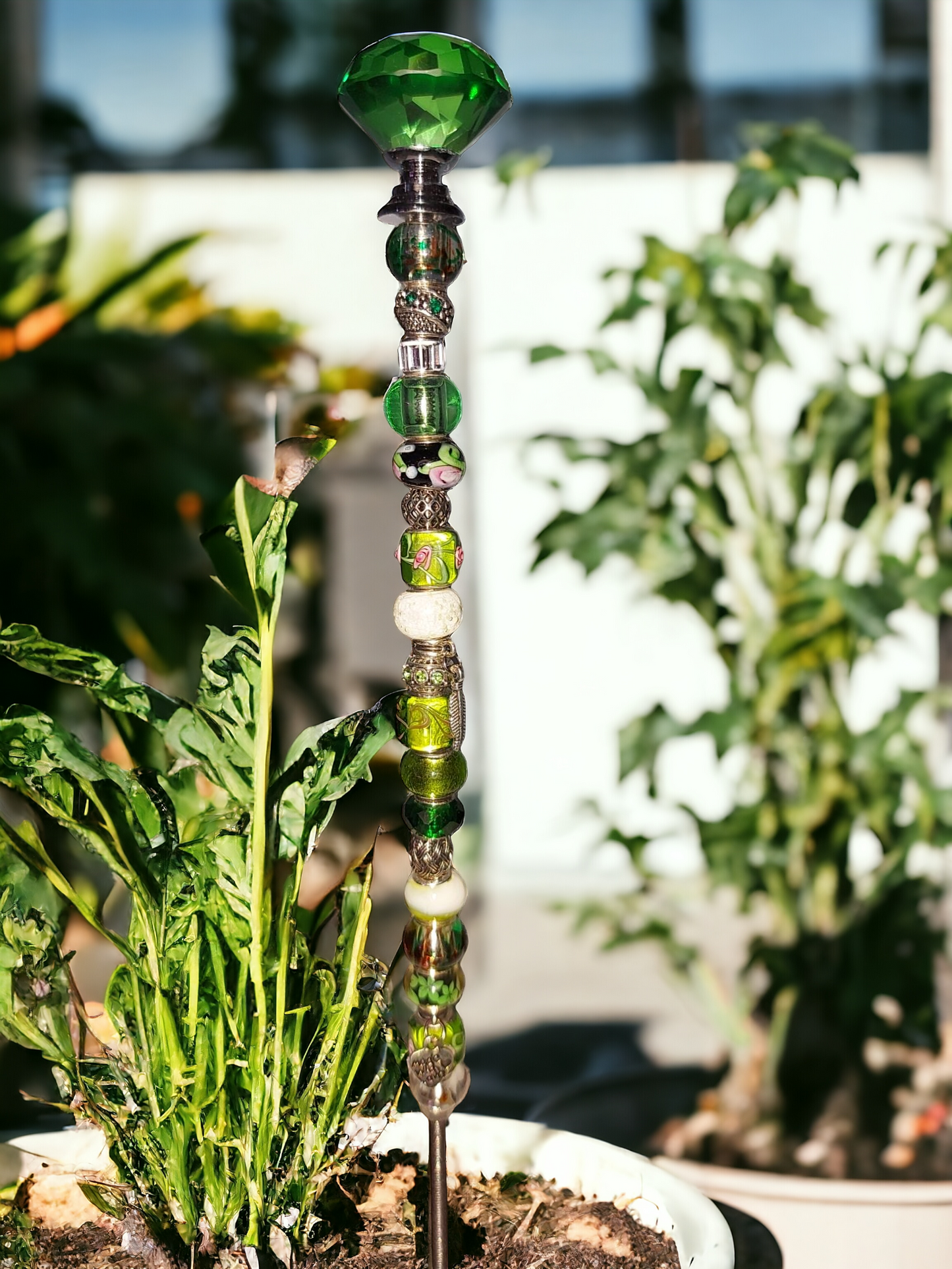 Garden Wands with Crystal 'Gem' Topper