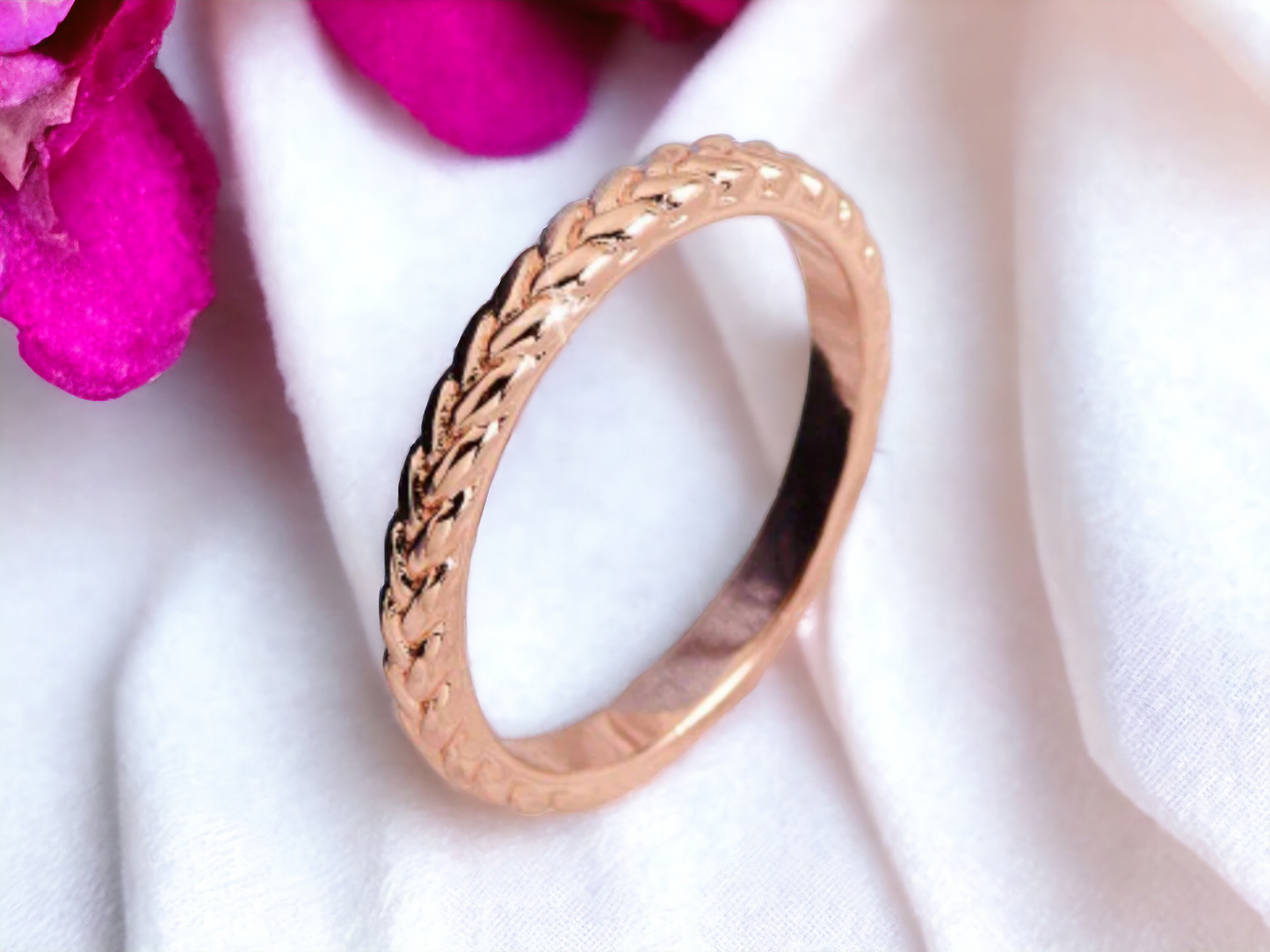 Copper Braided Ring