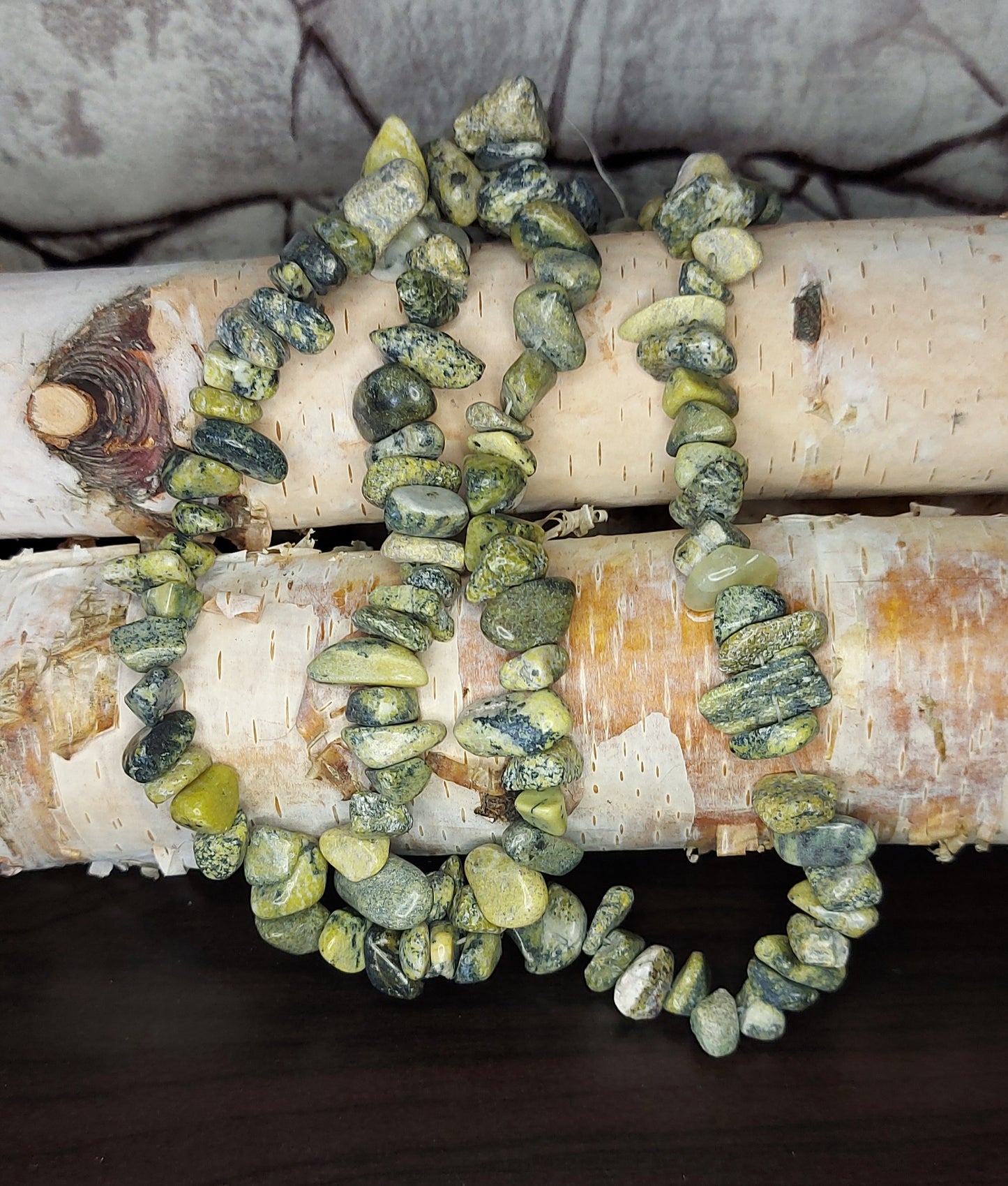 Beads - Yellow Turquoise - Large Chips