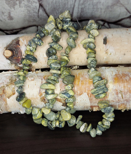 Beads - Yellow Turquoise - Large Chips