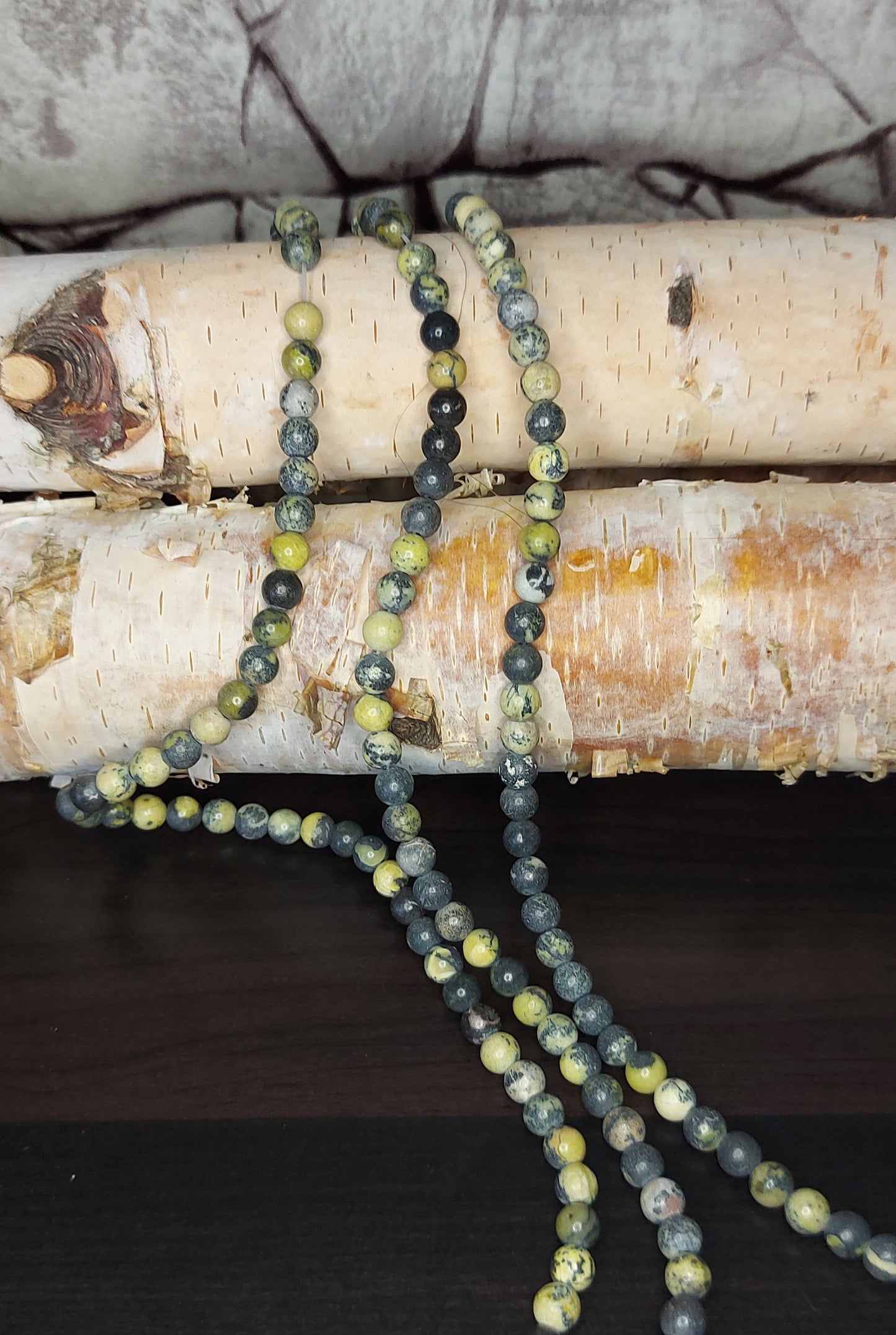 Beads - Yellow Turquoise - Round
