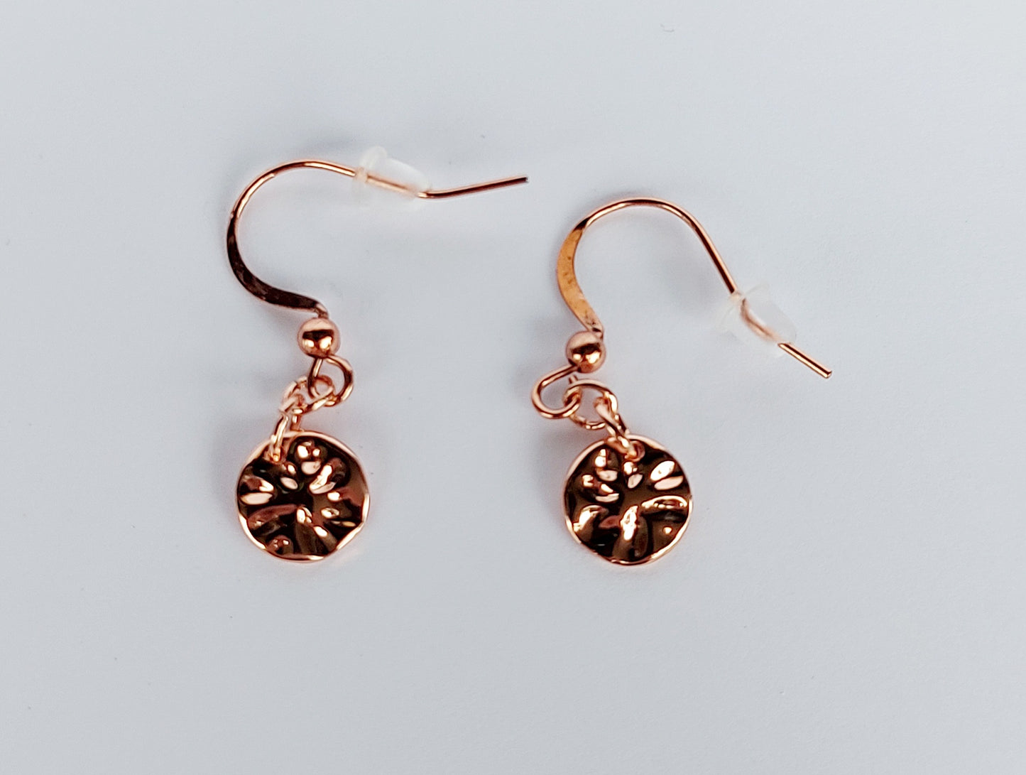 Copper Sand Dollar Earrings