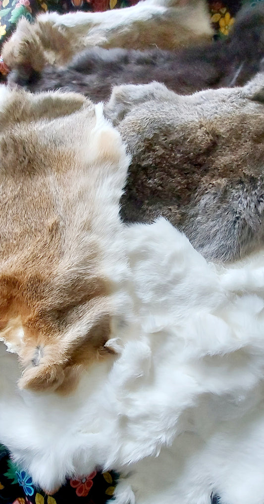 Rabbit Fur Pelt