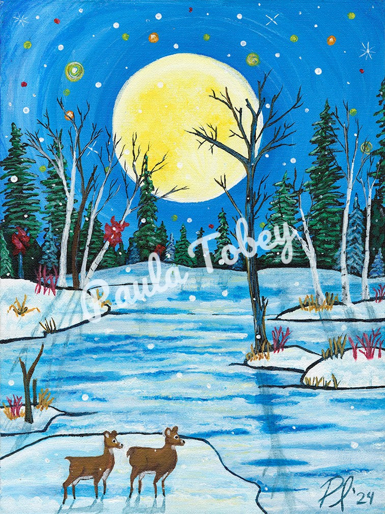 Freezing Over Moon - Bashkaakodin Giizis