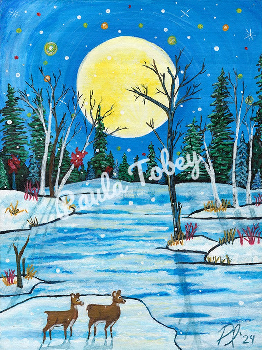 Freezing Over Moon - Bashkaakodin Giizis