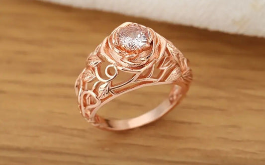 Copper Flower Ring