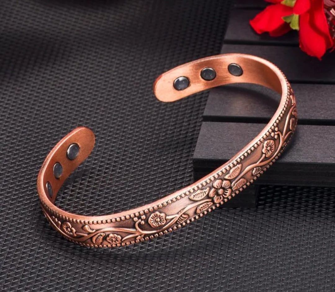 Copper Bracelet and Ring Set