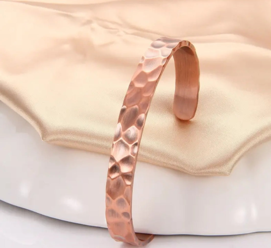 Copper Bracelet - Hammered