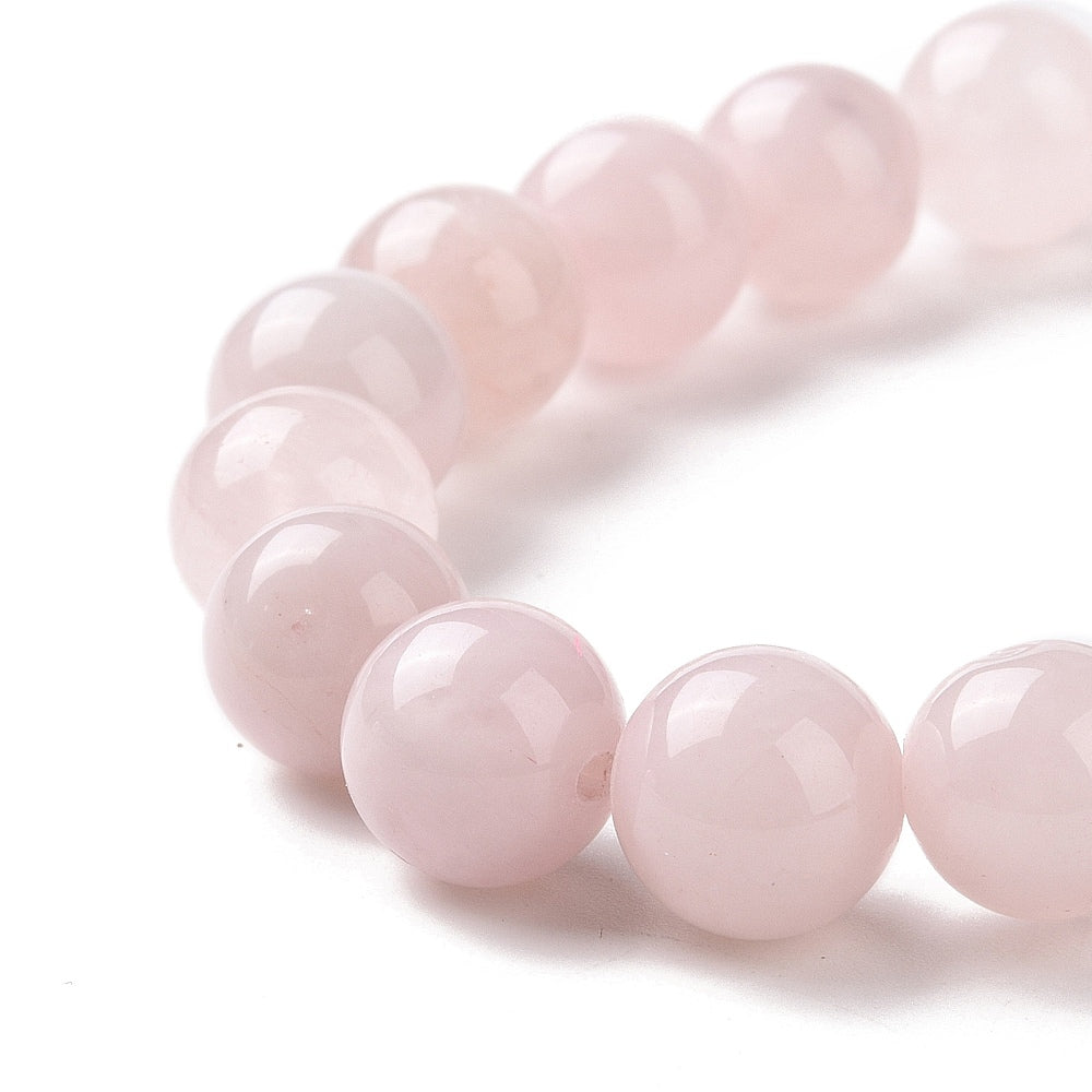 Rose Quartz Beaded Stretch Bracelet